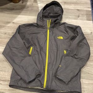 GUC The North Face lightweight wind breaker Zip hoodie running Jacket Large